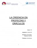 La creencia en profecías y oráculos