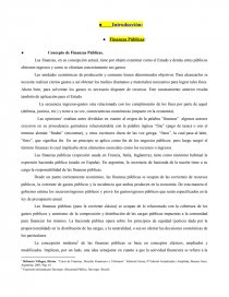 Concepto de Finanzas Públicas.. Página 1
