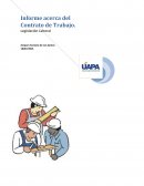 El nuevo Informe sobre El Contrato de Trabajo en la Rep. Dom.