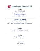 LA FALTA DE COMUNICACIÓN EN LAS FAMILIAS DE HOY