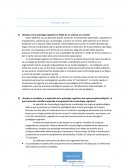 Psicología cognitiva ¿Porque con la psicología cognitiva se habla de un retorno a la mente?