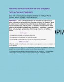 Factores de localización de una empresa