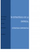 Estrategia corporativa de la empresa