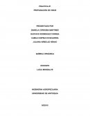 PRACTICA #1 PREPARACIÓN DE VINOS