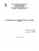 LA VULNERABILIDAD O NO DE LOS DEECHOS HUMANOS EN LA SOCIEDAD ACTUAL