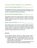 IGUALDAD (ECUACIÓN) FUNDAMENTAL DE LA CONTABILIDAD