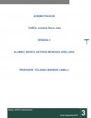 Administracion Analisi de Steve Jobs