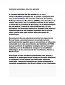 Parque nacional del rio abiseo caracteristicas