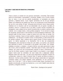 LECTURA Y ANÁLISIS DE ENSAYOS LITERARIOS