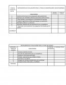 INSTRUMENTO DE EVALUACIÓN PARA EL TEMA DE CONVERSACIÓN (MESA REDONDA