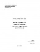 Fundaciones - Memoria de Cálculo Proyecto Semestral