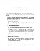 Actividades Proceso de selección de personal Empresa Santamaría S.A.