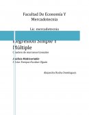 Regresión simple