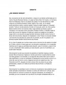 Ensayo de a donde voy