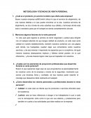 METODOLOGIA YTECNICAS DE VENTA PERSONAL
