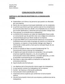 Comunicacion Interna. Página 1