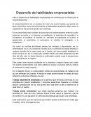 Desarrollo de habilidades empresariales