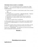 Programa para el saludo a la bandera