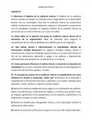 Auditoría Interna capítulo #1