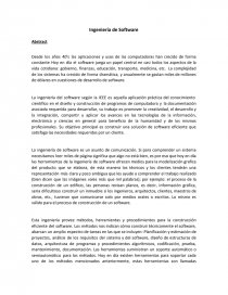 Ingenieria de software. Página 1