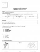 Prueba de Lenguaje y Comunicación Plan lector: “¡No funciona la tele!"