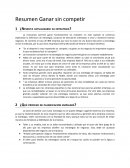 Resumen Ganar sin Competir