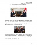 Enrrique Peña Nieto en Gran Bretaña