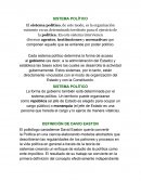SISTEMA POLÍTICO. DEFINICIÓN DE DAVID EASTON