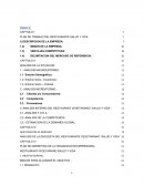 DIRECCIÓN PLAN DE TRABAJO DEL RESTAURANTE SALUD Y VIDA