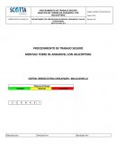 PROCEDIMIENTO DE TRABAJO SEGURO MONTAJE TORRE DE ANDARIVEL CON HELICÓPTEROs