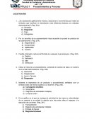 Cuestionario sobre herramientas de diagramación y análisis de procesos