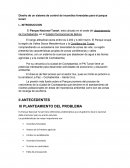 Diseño de un sistema de control de incendios forestales para el parque tunari