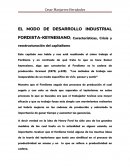 EL MODO DE DESARROLLO INDUSTRIAL FORDISTA-KEYNESIANO