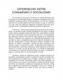 Fifirencias entre socialismo y comunismo