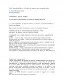 Cómo Describir y Mejore su Modelo de negocios para competir mejor