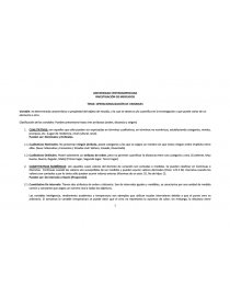 INVESTIGACIÓN DE MERCADOS Operacionalizacion de variables. Página 1