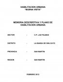 HABILITACION URBANA MEMORIA
