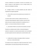 Distribucion de los productos o servicios
