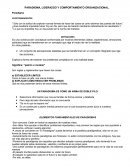 PARADIGMA, LIDERAZGO Y COMPORTAMIENTO ORGANIZACIONAL.