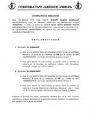 Contrato de donacion
