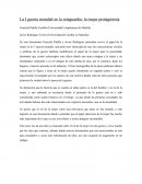 Reseña del Resumen de la mujer en la I Guerra Mundial