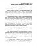 La interacción entre el individuo y el entorno es una serie de movimientos de internalización y externalización que se tiene