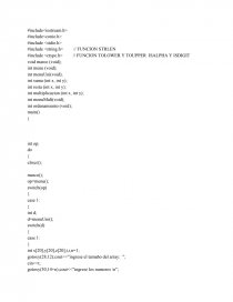 Programacion Menu Borland C  . Página 1
