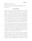 Esta es mi historia basada en la relatada por mi compañero Kevin Stuart Benítez Castilla