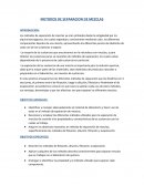 Separaciones de mazclas