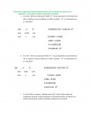 Resuelva los siguientes problemas administrativos por los métodos de regla de tres y algebraico. En este último método compruebe el resultado