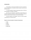 ORIGEN DE LA CARRERA DE INGENIERÍA EN SISTEMAS COMPUTACIONALES