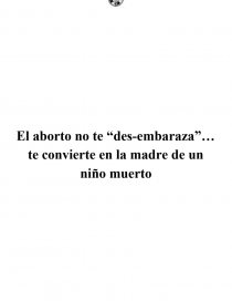 El aborto. Página 1