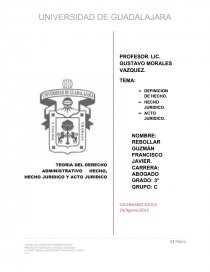 CUALES SON LOS ACTOS JURIDICOS Y MATERIALES. Página 1