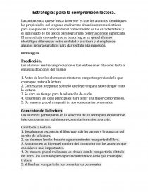 LAS GRANDES ESTRATEGIAS COMPRENCION LECTORA. Página 1